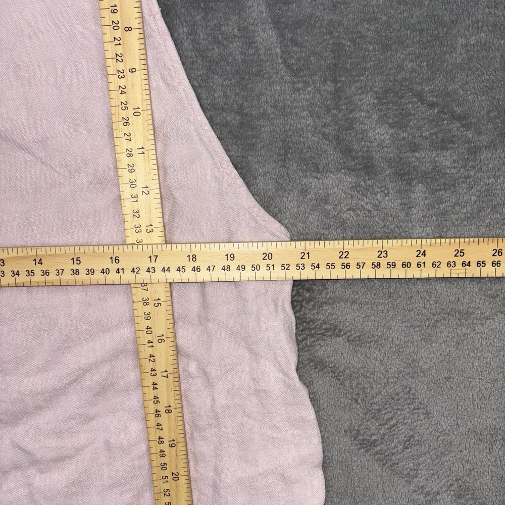 Beyond Nine Jumpsuit Womens M Pink Playsuit Romper 100% Linen Pocket Made in UK - Picture 7 of 14